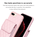 Miniatyrbilde 4 av 5: Bf22-stil for iPhone 6 Plus / 6s Plus / 7 Plus / 8 Plus Kickstand Lær+TPU-etui Kortholder Deksel Rosa