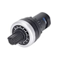 Miniatyrbillede 1 af 2: Potentiometer Panelmontering til Variabel Hastighed Invert (1stk, Sort)