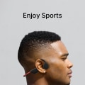 Miniatyrbillede 3 af 8: Bone Conduction Hörlurar Trådlös Bluetooth MP3-afspiller Hifi E Sort onesize Black onesize