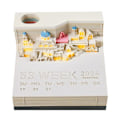 Miniatyrbillede 1 af 8: Skrivebords kalender med LED-lamper 10 one size 10 one size