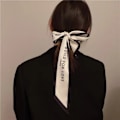 Miniatyrbild 1 av 7: Nytt mode sidenscarf hårband Long Ribbon Bow n Printing Hai A2 one size A2 one size