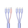 Pikkukuva 4 / 11: USB 2.0 TypeA -urosliitin Micro USB -urosliittimeen sovitinjakokaapeli USB TypeC -muuntimeen Tukee nopeaa latausta 66 W null - 3 Micro