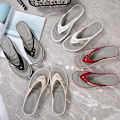 Miniatyrbilde 3 av 4: Myke, komfortable flip-flop sandaler for kvinner med stropper - Aprikos ortopedisk fritid Apricot 41