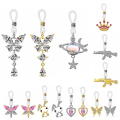 Miniatyrbillede 2 af 5: 1 stk Sexet tofs Crystal Butterfly hængende smykke Nippel Ring til Wom Multicolor A8 Multicolor A8