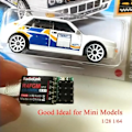 Miniatyrbillede 4 af 5: Radiolink R4FGM 4-kanals minimottagare med gyro til radio RC4GS V2 RC6GS V2 fjernbetjening 1:28 1:64 RC Drift Car
