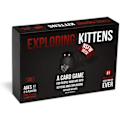 Pikkukuva 1 / 4: Exploding Kittens NSFW - AIKUISILLE tarkoitettu venäläinen ruletti korttipeli, juomapeli aikuisille - korttipeli aikuisille ja teineille - 2-5 pelaajaa, musta