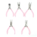 Pikkukuva 2 / 3: 5 kpl Mini Pink 4in metallitangot Set Kit Cutter Handwork Smycken Crafts Tool