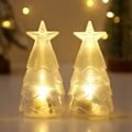 Miniatyrbild 7 av 8: Juldekorationer Julgran transparent kristall natt A4 onesize A4 onesize