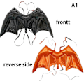 Miniatyrbild 7 av 8: Jätte 4D Halloween Bat Wings Bak Hängande Folie Helium Ballong I A3 onesize A3 onesize