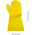Miniatyrbild 2 av 5: Rengöringshandskar för Pool-Spa Skrubb Mitt - Vattentäta Handskar med Skurplatta - Köksträdgårdshandskar - för Simning