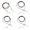 Miniatyrbillede 3 af 5: Korea Langt Ropesmykke Halskæde Choker Gothic Style Streetwear Goth Fløjl Smykker Steampunk-Krage Til Pige Choker null - A