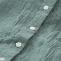 Miniatyrbilde 6 av 8: Kvinner Høst Topper Lin Button Down Løs Casual Karriere Skjorte L Khaki L Khaki L