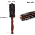 Miniatyrbilde 1 av 5: Rund hårbørste Villsvinbørste Rund børste Hårbørste Styling Br Vertical L