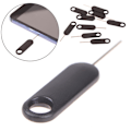 Miniatyrbilde 1 av 5: 30 stk SIM-kortfjerner utkasterstift nøkkelverktøy svart 30 stk black 30pcs
