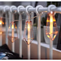Pikkukuva 1 / 3: Wabjtam 10 LED 6,6 Ft Diamond String Lights Batteridrivna, Geometriska String Lights Varma