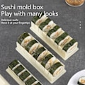 Miniatyrbild 4 av 5: Bärbar DIY Sushi Maker Set för Nybörjare - Risrulleform