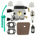Miniatyrbild 1 av 5: Förgasare för Häcktrimmer Hs45 Stihl Fs38 Fc55 Fs310 Zama C1Q-S169B