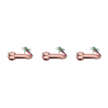 Miniatyrbilde 5 av 5: 1/2/3/5 Store Fiskebeten for den Mest Komfortable Fiskeopplevelsen Rose Gold 21g 3Set