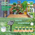 Miniatyrbillede 4 af 4: Automatisk solcellevandingssystem, drypvandingssæt, med timer til altaner, terrasser, haver.