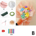 Miniatyrbild 1 av 5: Färgglada Chenille Stam Pip Twist Stick DIY Handgjord Tulpanrosbukett En storlek