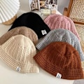 Miniatyrbillede 8 af 8: Dam Vinterhattar Bucket Hattar Mjuk Lamm Plysch Mjuk Varm Fisherm Beige one size Beige one size