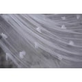 Miniatyrbillede 4 af 8: Tulle Brudekjole Slør Fluffy Hvide Blomsterblade Multi Lag Super Lang Brid