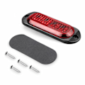 Miniatyrbillede 4 af 5: 10X 4-LED grøn sidemarkering lys til trailer, lastbil, RV, vandtæt 12V/24V, rød