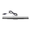 Miniatyrbillede 1 af 11: for Wii Sensor Bar Kabelforbundet Modtager IR Signal Ray USB Stik Fjernbetjening Udskiftning Bevægelsessensor Bar Sølvgrå