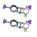 Miniatyrbillede 1 af 2: 2 stk Paraplyholder Udendørs Fritidsstol Montering Paraply Klemme Fiskeparaplystang Stativ Universal Paraplybeslag Lilla 2PCS