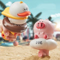 Pikkukuva 3 / 5: Djurformad Mini Vattenpistol Leksak Badleksaker Baby Shower Sommar Utomhus Strand Vattenspray Leksak Dinosaurie Vattenpistol Leksak (Gris)