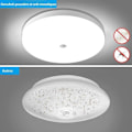 Pikkukuva 5 / 5: Cirkulär LED-lyftrörelsesensor Vattentät lampa inomhusbelysning 30cm