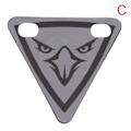 Pikkukuva 1 / 8: Pyörän heijastinkyltti logo Pyöräkolmio Tiny Reflector Cycli Gray C Gray C