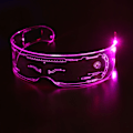 Miniatyrbillede 4 af 5: LED-Visirbriller 7 Farver Futuristiske Briller 4 Tilstande Light Up Gl