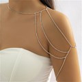 Pikkukuva 2 / 5: Bohemian Metal Tofs Övre Arm Armband Kvinnor Single Shoulder Guld
