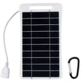 5V/2W Lille solpanel med USB-port, vandtæt monokrystallinsk siliciumsolcelle