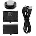 Pikkukuva 2 / 5: Uusi NI-MH 2400MAH laturipaketti Ladattava akku + USB-kaapeli Xbox Onelle