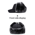 Miniatyrbillede 6 af 8: Tyk Vinter Varm Hue Herre Hue EarFlap Cap Dame Blød Termisk C one size C one size