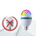 Miniatyrbilde 3 av 5: Scenelampe Roterende LED Strobe Pære Disco Festlys