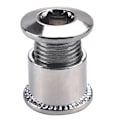 Miniatyrbillede 5 af 8: 5 Stk. Kæde Hjul Fix Disc Bolt Møtrik Kædering Landevejscykel Dele Sort Black C