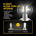 Miniatyrbild 3 av 5: -C7 16000LM LED-strålkastare för Toyota Kia Nissan Opel Auto Lamp Bulb Bil LED-ljus H7 H11 9005 9006 HB3 HB4 H1 Automobile 9012(HIR2)