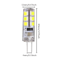 Miniatyrbilde 5 av 5: 5 stk 3W G4 T LED Bi-pin lamper 300 Lm SMD 2835 12V