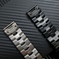 Miniatyrbillede 5 af 8: For Garmin Fenix Series Rem Hurtigudløsning Titanium Triple Bead Rem 26mm Titanium