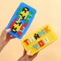 Miniatyrbillede 4 af 8: Kreative byggeklodser DIY Pixel Building Bento Box Madkasse E one size E one size