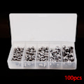 Miniatyrbild 4 av 5: 100 st 2,0 mm-4,0 mm flugbindande slitsade volframpärlor set 100PCS