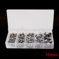 Miniatyrbilde 4 av 5: 100 stk 2,0 mm-4,0 mm flugbindende spaltede volframkuler sett 100PCS
