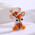 Miniatyrbild 3 av 6: Mode Jul Älg Brosch Dam Kläder Smycken Fest Acc A 1pc A 1pc