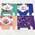 Miniatyrbillede 5 af 10: 10 stk Eid Mubarak slikæske Blue