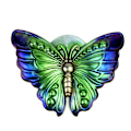 Miniatyrbilde 7 av 9: Butterfly Silikonform Harpiksformer Støpeform