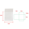 Miniatyrbillede 10 af 10: 100 stk/parti Blank gennemskinnelig konvolut Sulfat papir konvolut 6.2x7cm