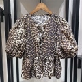 Miniatyrbillede 5 af 9: Kortærmede skjorte med leopardprint LEOPARD PRINT M Leopard Print M